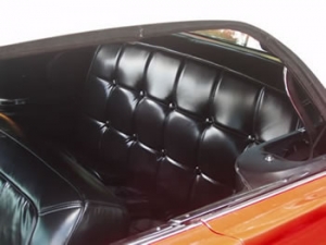 Patent leather seats