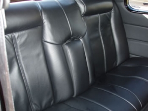 Reupholstered leather seats