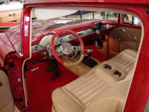 Fred Lambes' 55 Chevy custom interior