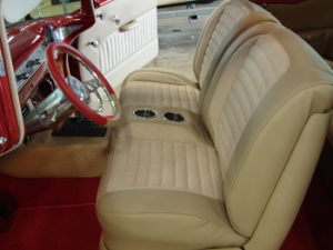 Fred Lambes' 55 Chevy custom front seat