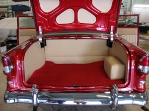 Fred Lambes' 55 Chevy custom trunk