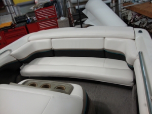 Ski boat rear seat